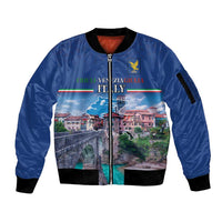 Friuli-Venezia Giulia Italy Sleeve Zip Bomber Jacket Cividale del Friuli