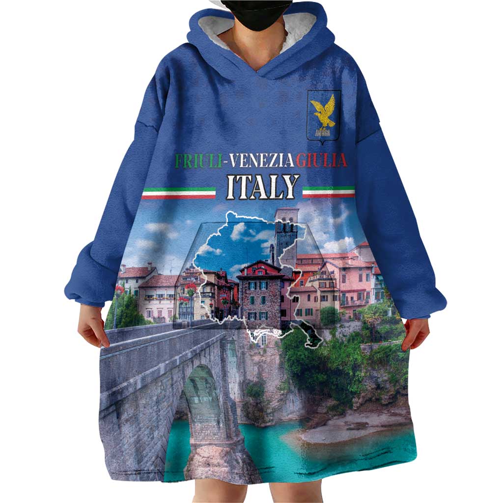 Friuli-Venezia Giulia Italy Wearable Blanket Hoodie Cividale del Friuli