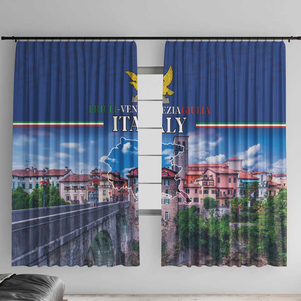 Friuli-Venezia Giulia Italy Window Curtain Cividale del Friuli