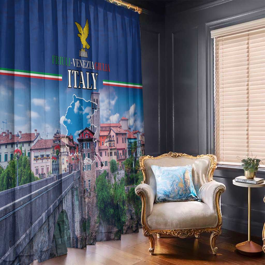 Friuli-Venezia Giulia Italy Window Curtain Cividale del Friuli