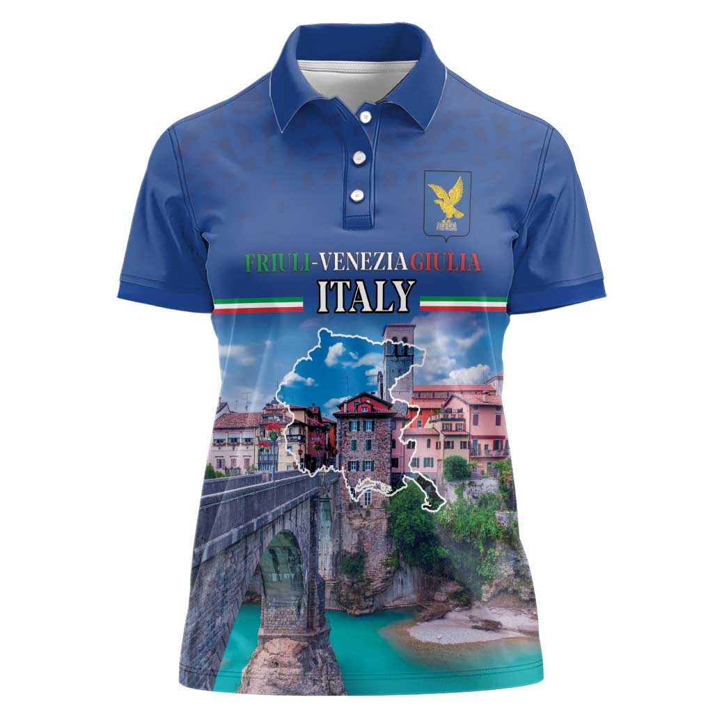 Friuli-Venezia Giulia Italy Women Polo Shirt Cividale del Friuli
