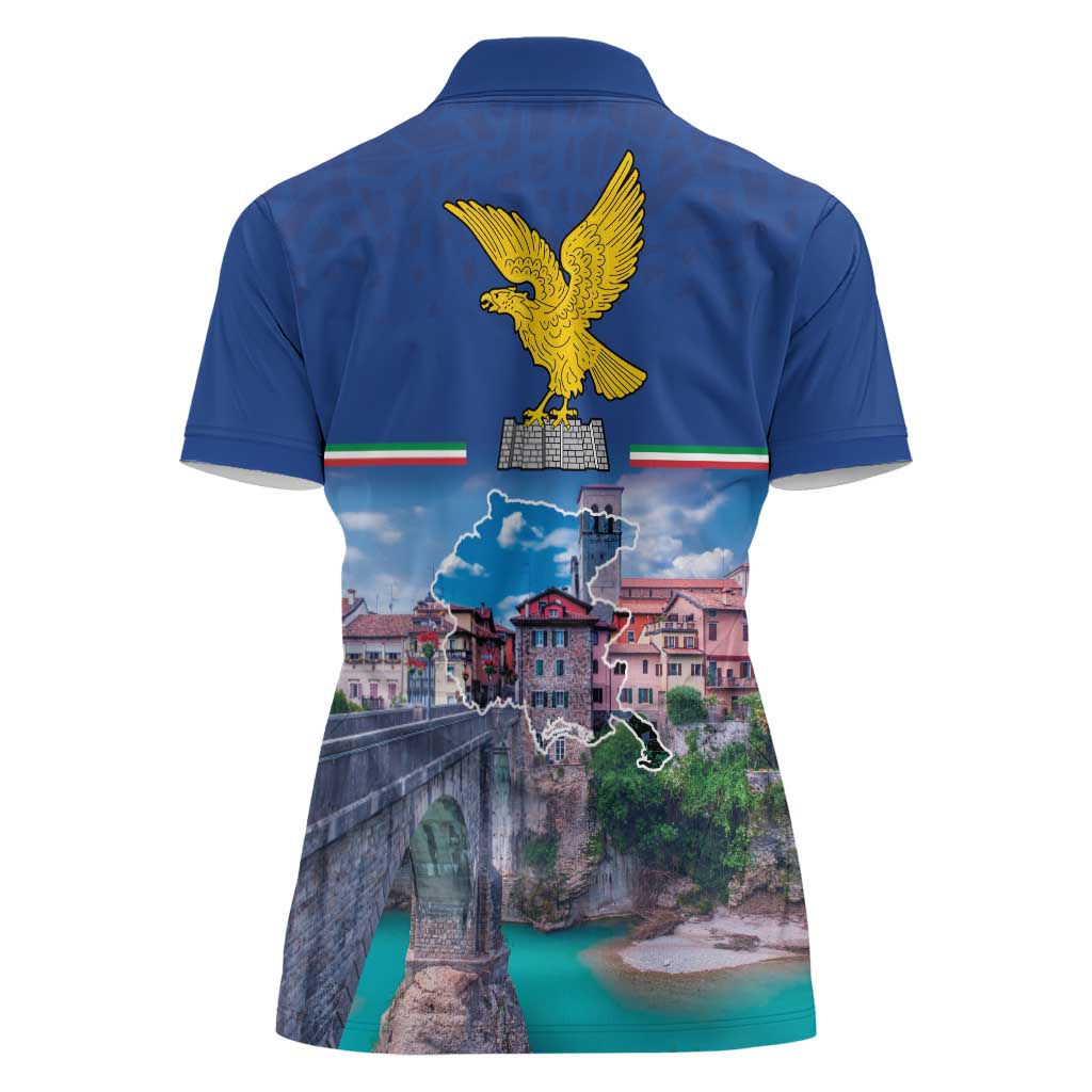 Friuli-Venezia Giulia Italy Women Polo Shirt Cividale del Friuli