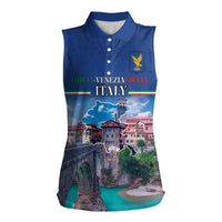 Friuli-Venezia Giulia Italy Women Sleeveless Polo Shirt Cividale del Friuli