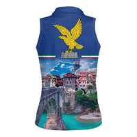 Friuli-Venezia Giulia Italy Women Sleeveless Polo Shirt Cividale del Friuli