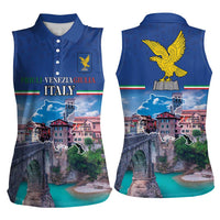 Friuli-Venezia Giulia Italy Women Sleeveless Polo Shirt Cividale del Friuli