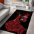 MMIW Native American Red Hand Area Rug I Wear Red For My Sisters