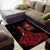 MMIW Native American Red Hand Area Rug I Wear Red For My Sisters