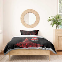 MMIW Native American Red Hand Bedding Set I Wear Red For My Sisters