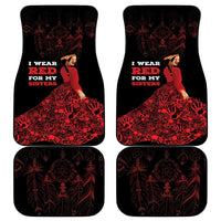 MMIW Native American Red Hand Car Mats I Wear Red For My Sisters
