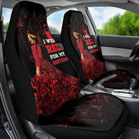 MMIW Native American Red Hand Car Seat Cover I Wear Red For My Sisters