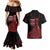 MMIW Native American Red Hand Couples Matching Mermaid Dress and Hawaiian Shirt I Wear Red For My Sisters