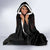 MMIW Native American Red Hand Hooded Blanket I Wear Red For My Sisters