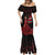 MMIW Native American Red Hand Mermaid Dress I Wear Red For My Sisters