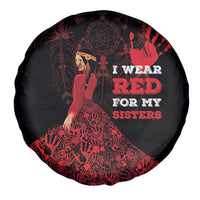 MMIW Native American Red Hand Spare Tire Cover I Wear Red For My Sisters