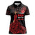 MMIW Native American Red Hand Women Polo Shirt I Wear Red For My Sisters