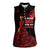MMIW Native American Red Hand Women Sleeveless Polo Shirt I Wear Red For My Sisters