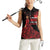 MMIW Native American Red Hand Women Sleeveless Polo Shirt I Wear Red For My Sisters