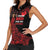 MMIW Native American Red Hand Women Sleeveless Polo Shirt I Wear Red For My Sisters