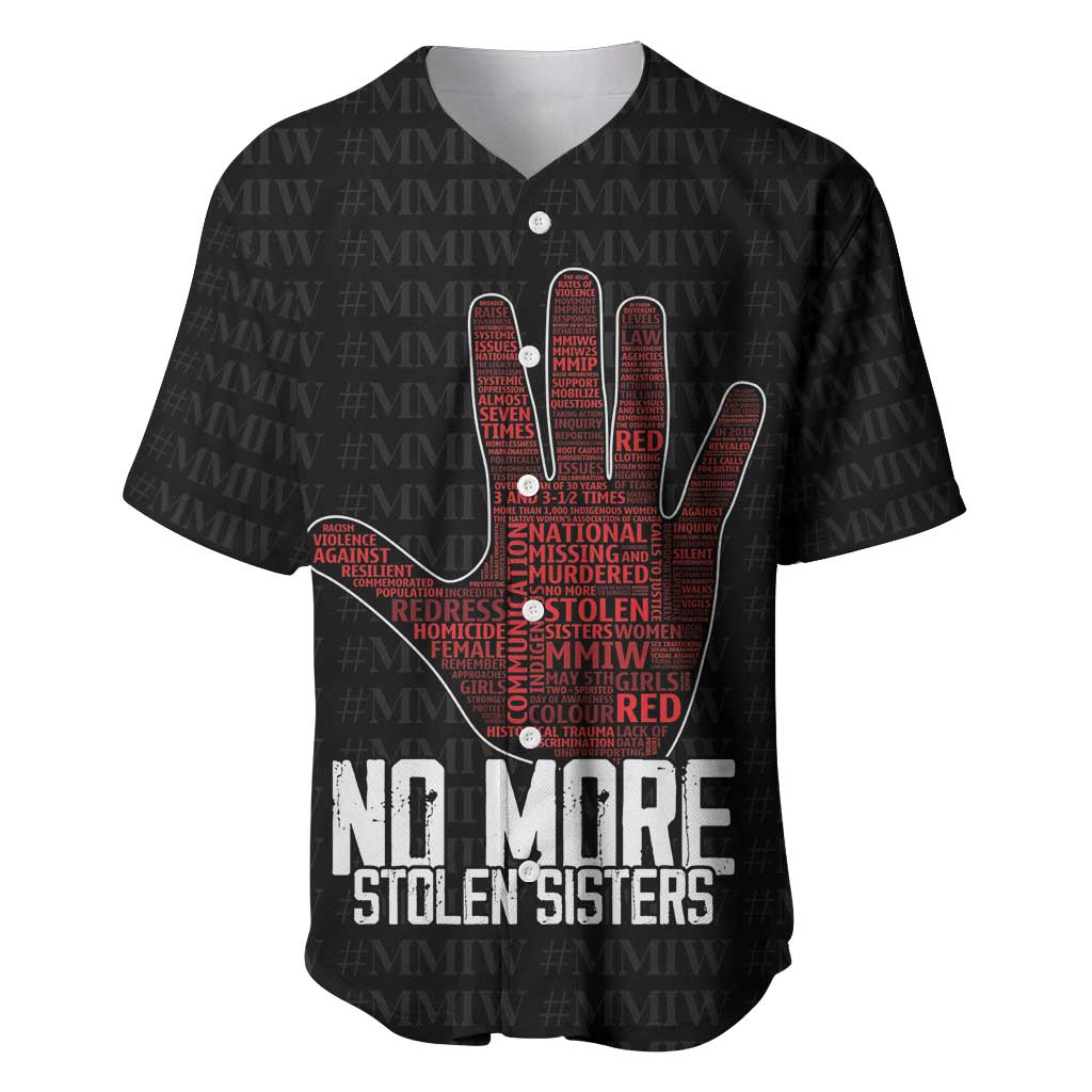 MMIW Awareness Day Baseball Jersey No More Stolen Sisters