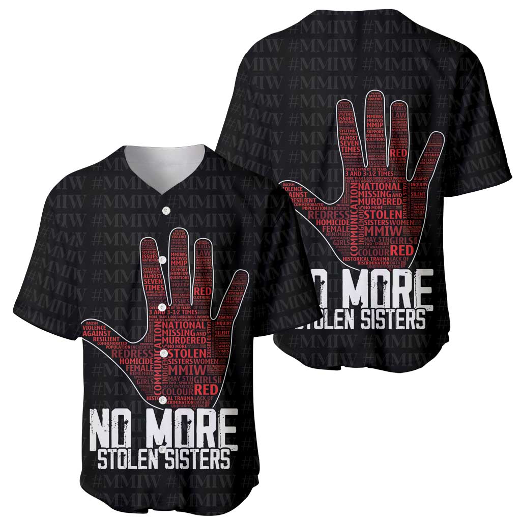 MMIW Awareness Day Baseball Jersey No More Stolen Sisters