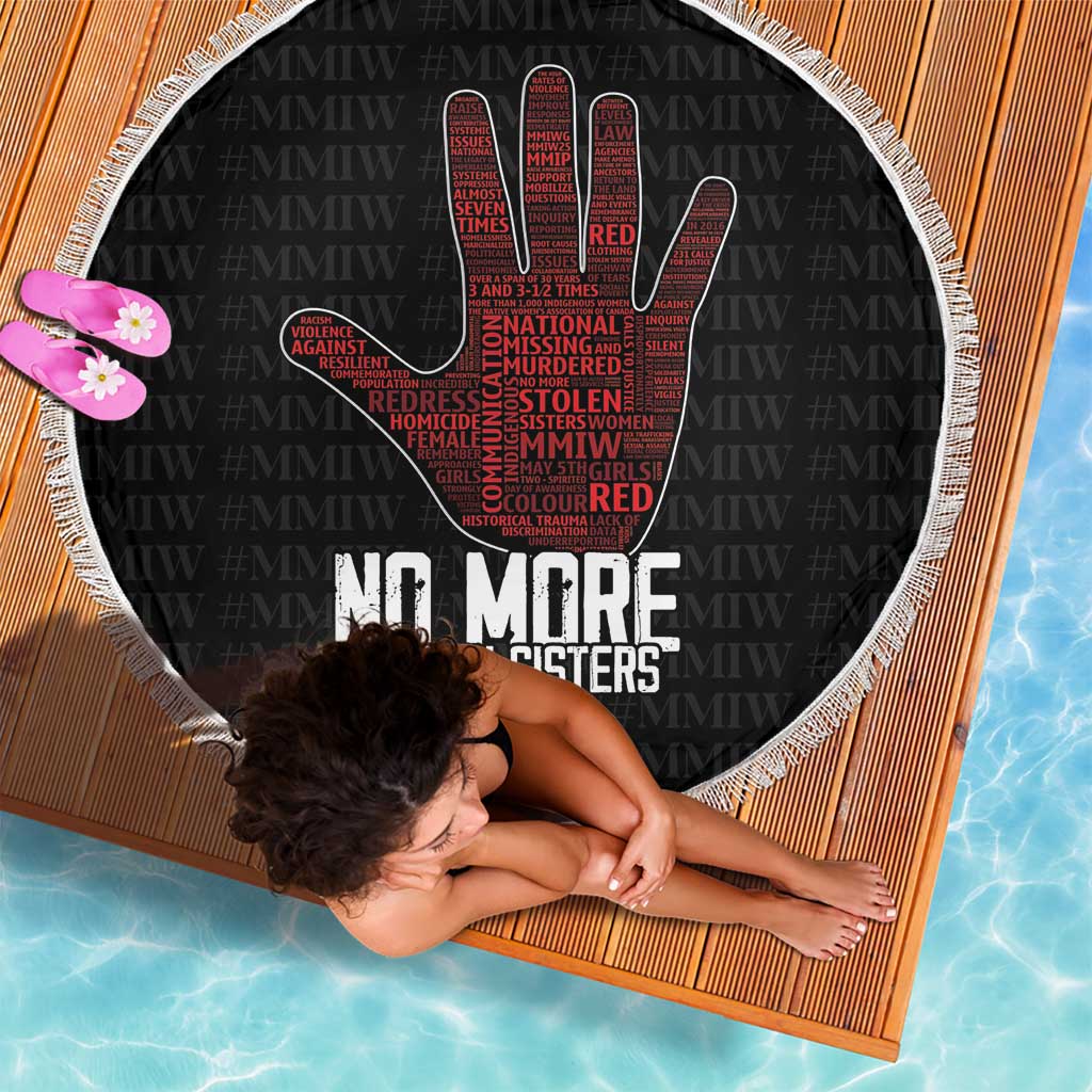 MMIW Awareness Day Beach Blanket No More Stolen Sisters