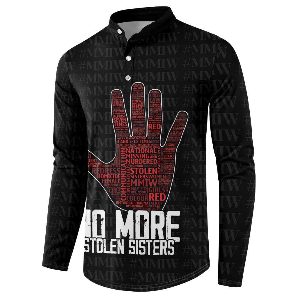 MMIW Awareness Day Button Sweatshirt No More Stolen Sisters