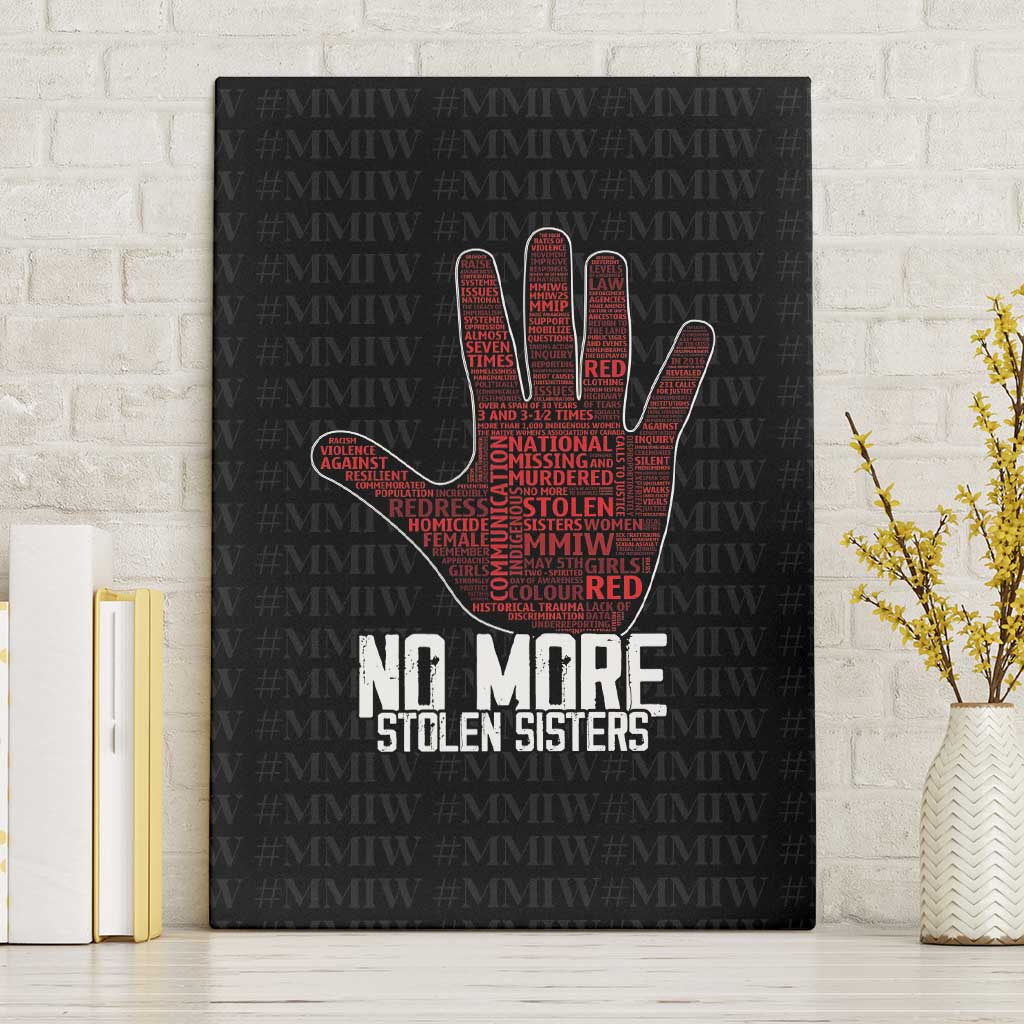 MMIW Awareness Day Canvas Wall Art No More Stolen Sisters