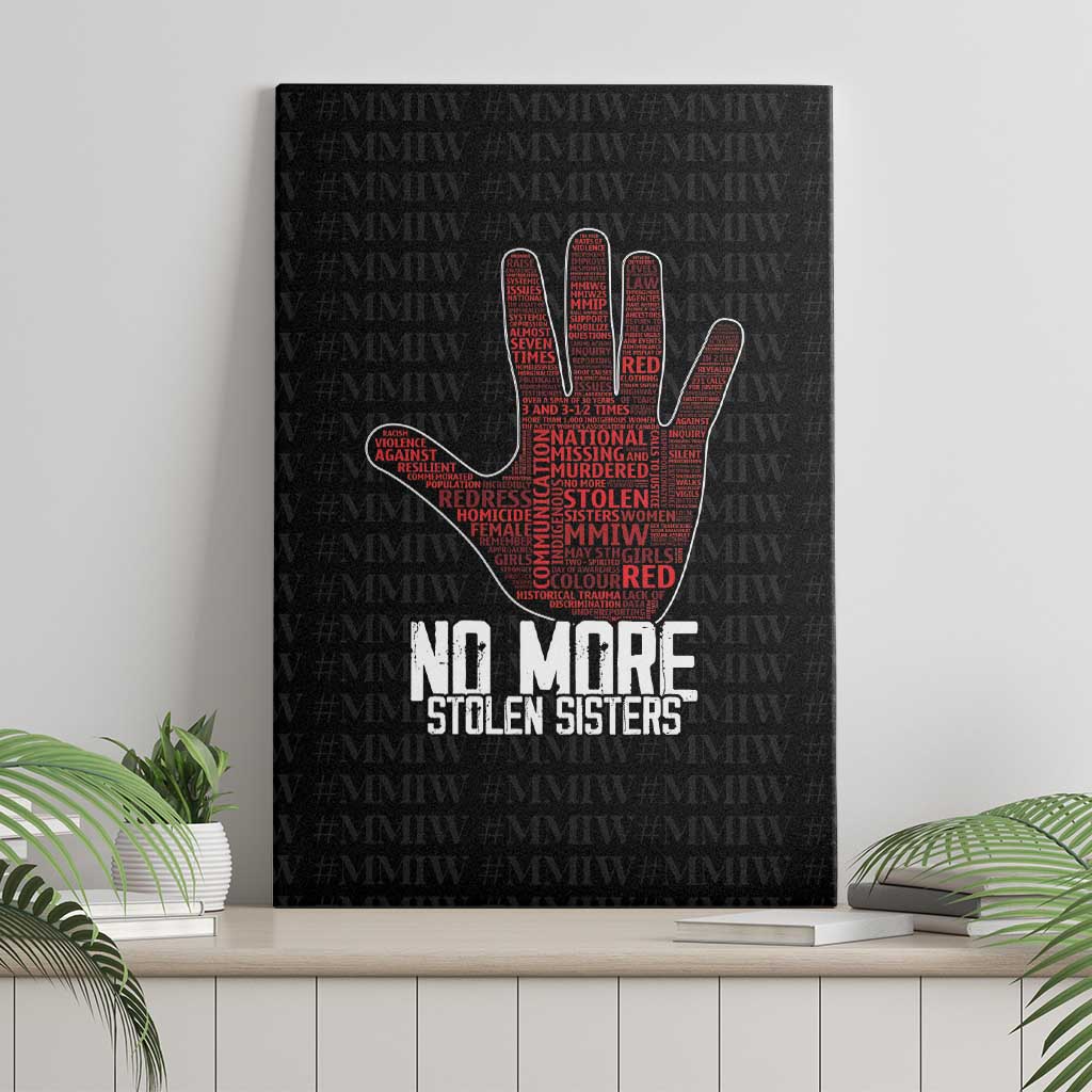 MMIW Awareness Day Canvas Wall Art No More Stolen Sisters
