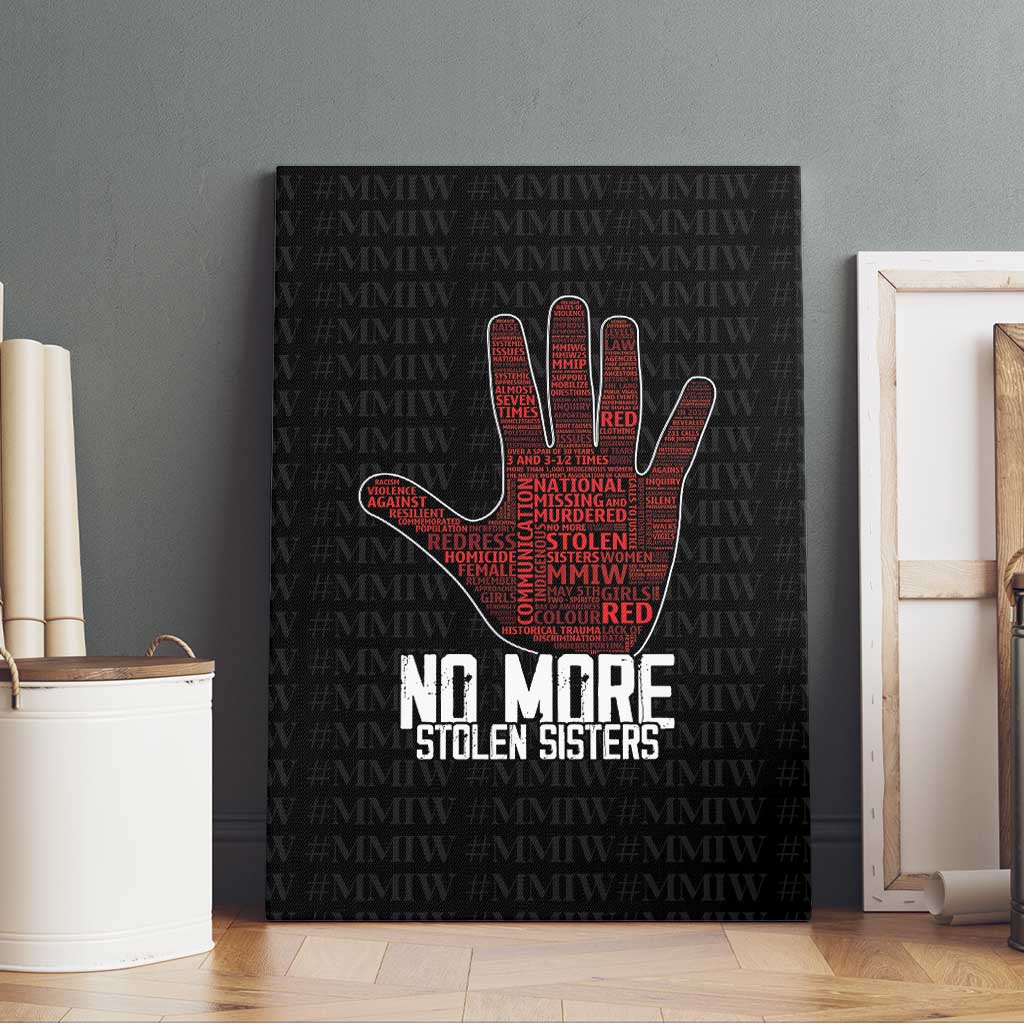 MMIW Awareness Day Canvas Wall Art No More Stolen Sisters