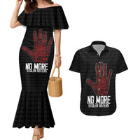 MMIW Awareness Day Couples Matching Mermaid Dress and Hawaiian Shirt No More Stolen Sisters