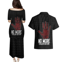 MMIW Awareness Day Couples Matching Puletasi and Hawaiian Shirt No More Stolen Sisters