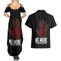 MMIW Awareness Day Couples Matching Summer Maxi Dress and Hawaiian Shirt No More Stolen Sisters