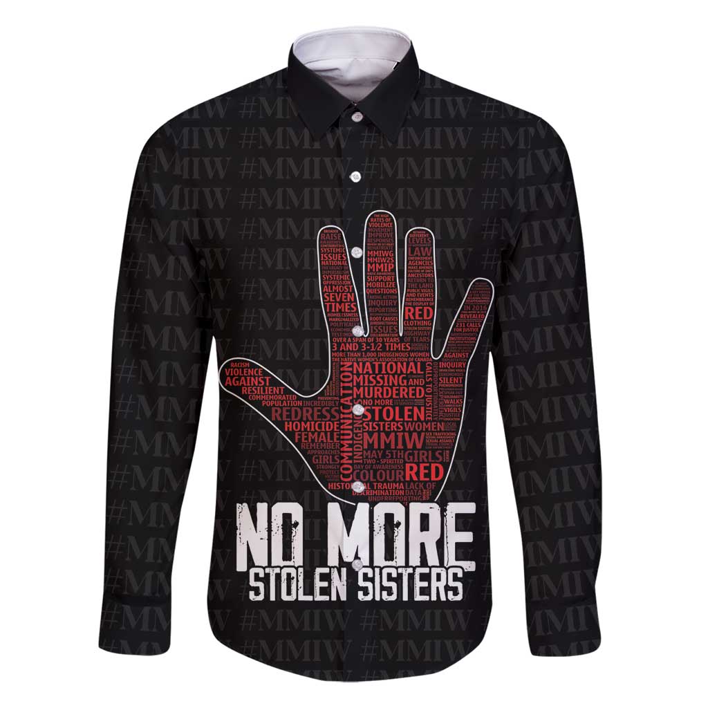 MMIW Awareness Day Family Matching Long Sleeve Bodycon Dress and Hawaiian Shirt No More Stolen Sisters