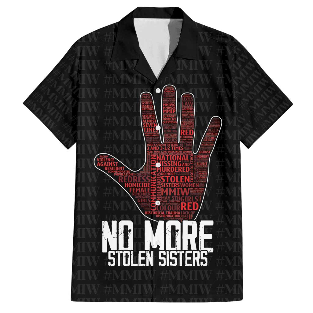 MMIW Awareness Day Family Matching Puletasi and Hawaiian Shirt No More Stolen Sisters