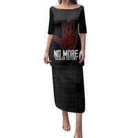 MMIW Awareness Day Family Matching Puletasi and Hawaiian Shirt No More Stolen Sisters