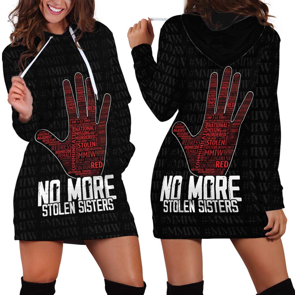 MMIW Awareness Day Hoodie Dress No More Stolen Sisters