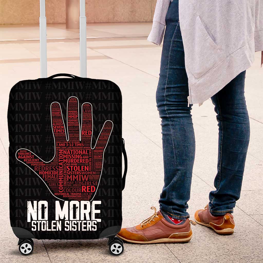 MMIW Awareness Day Luggage Cover No More Stolen Sisters