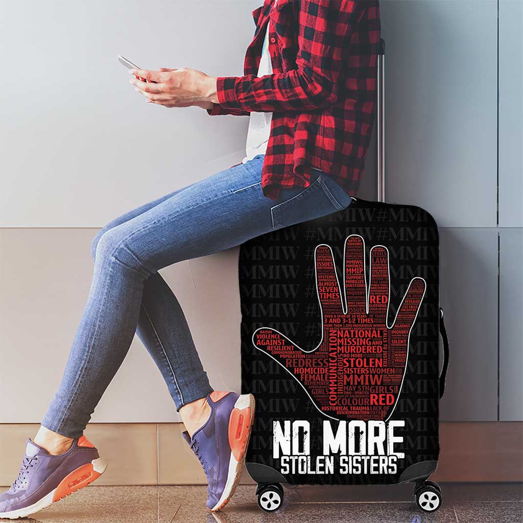 MMIW Awareness Day Luggage Cover No More Stolen Sisters