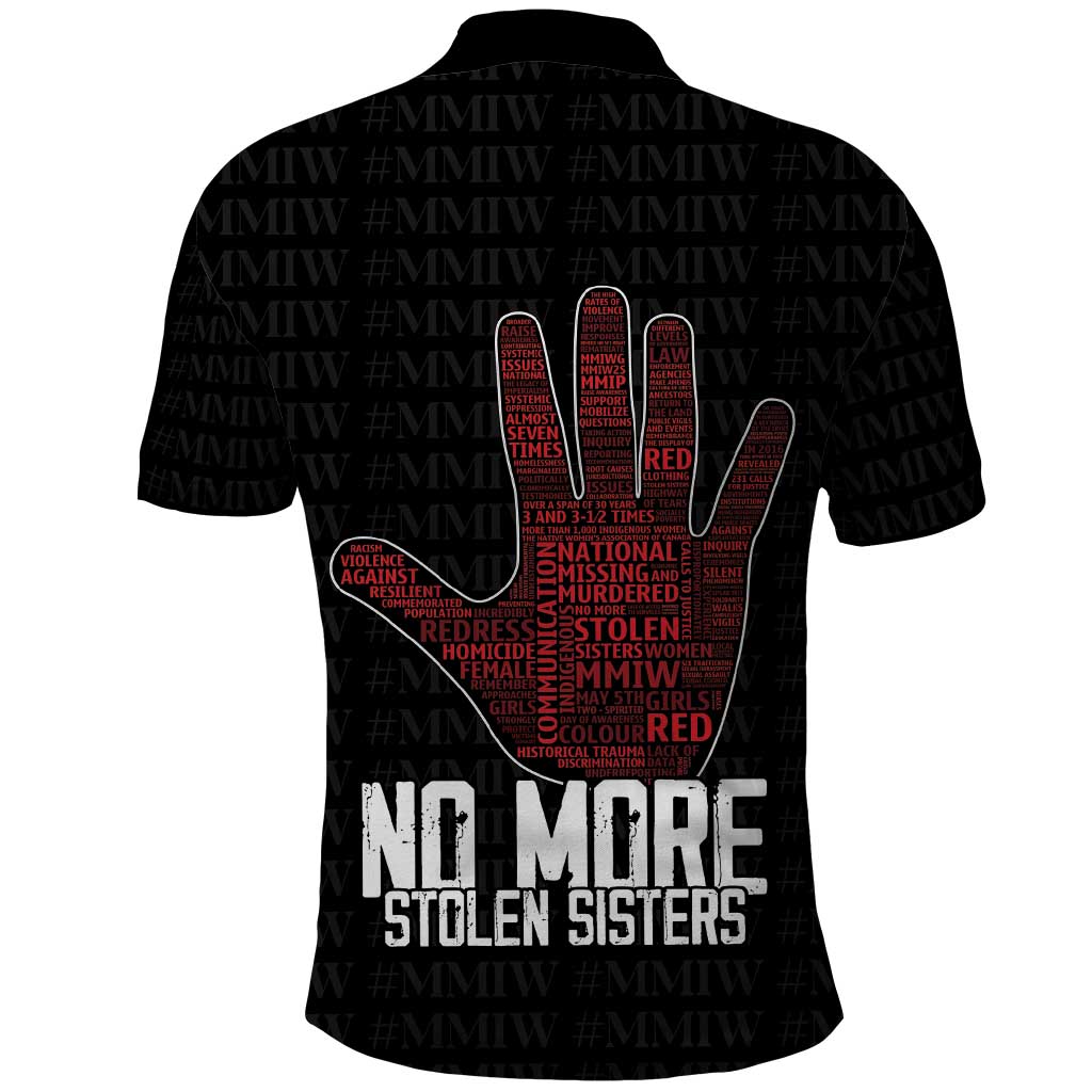 MMIW Awareness Day Polo Shirt No More Stolen Sisters