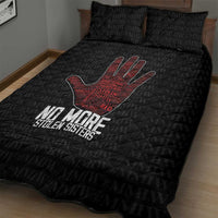 MMIW Awareness Day Quilt Bed Set No More Stolen Sisters