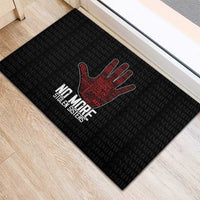 MMIW Awareness Day Rubber Doormat No More Stolen Sisters