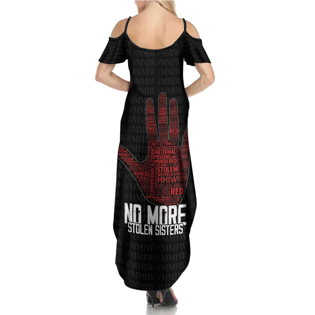MMIW Awareness Day Summer Maxi Dress No More Stolen Sisters
