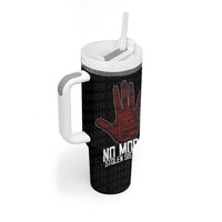 MMIW Awareness Day Tumbler With Handle No More Stolen Sisters