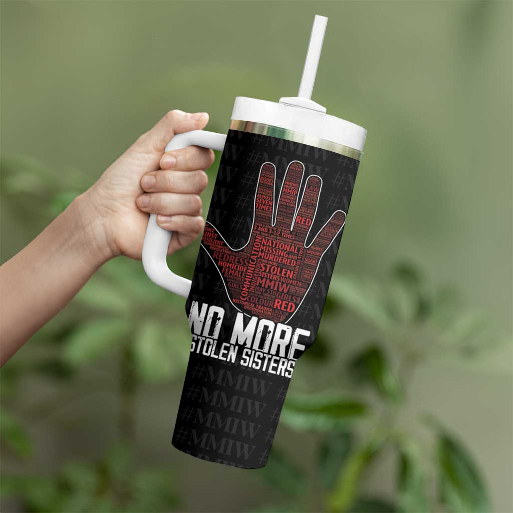 MMIW Awareness Day Tumbler With Handle No More Stolen Sisters