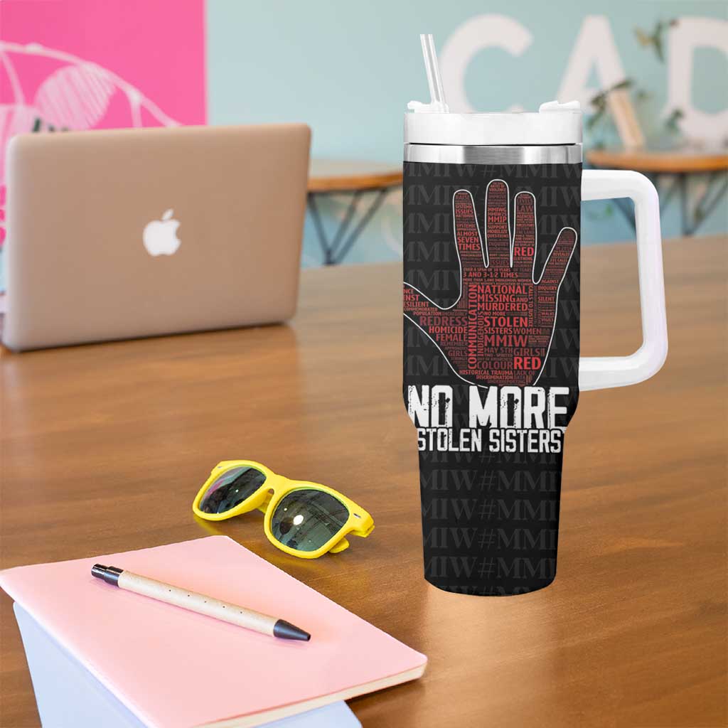MMIW Awareness Day Tumbler With Handle No More Stolen Sisters