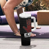 MMIW Awareness Day Tumbler With Handle No More Stolen Sisters