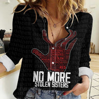 MMIW Awareness Day Women Casual Shirt No More Stolen Sisters