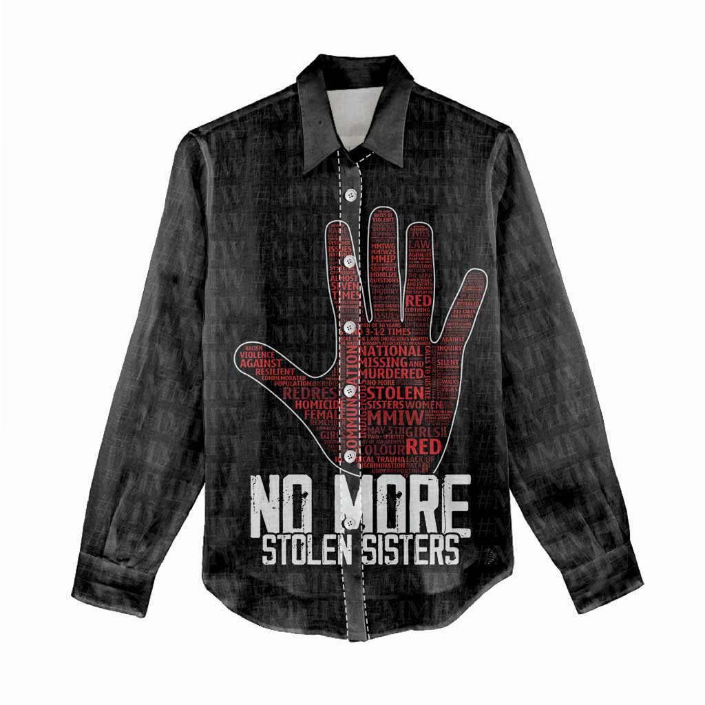 MMIW Awareness Day Women Casual Shirt No More Stolen Sisters