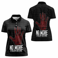 MMIW Awareness Day Women Polo Shirt No More Stolen Sisters