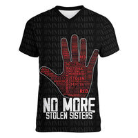 MMIW Awareness Day Women V-Neck T-Shirt No More Stolen Sisters